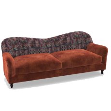 Spink & Edgar Tiffany Velvet Grand Sofa