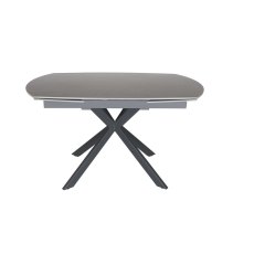 Sintered stone extending swivel table - Grey