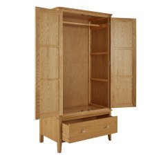 Dorset Oak Double Wardrobe