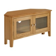 Dorset Oak Corner TV Stand