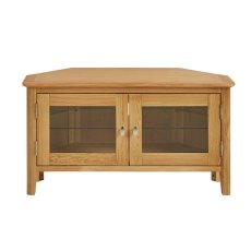 Dorset Oak Corner TV Stand