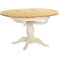 Bristol Painted Round Pedestal Extending Table