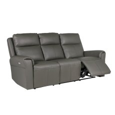 Milan 3 Seater Electric Sofa - Ash