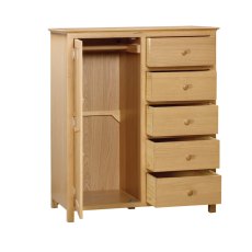 Portland Oak Combination Wardrobe