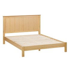 Portland Oak 5'0 Panel Bed