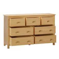 Portland Oak 3 Over 4 Chest of Drawers