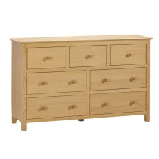 Portland Oak 3 Over 4 Chest of Drawers