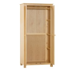 Portland Oak All Hanging Double Wardrobe