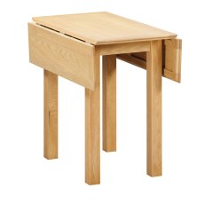 Portland Oak Square Drop Leaf Table