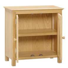 Portland Oak Small 2 Door Cabinet