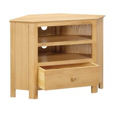 Portland Oak Corner TV Unit