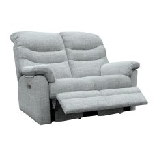 G Plan Ledbury Recliner 2 Seater Sofa with Electric Head & Lumber - Fabric