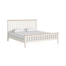 Oxford Painted 6'0 Slatted Bed (Off White)