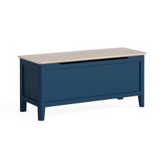 Oxford Painted Blanket Box (Blue)