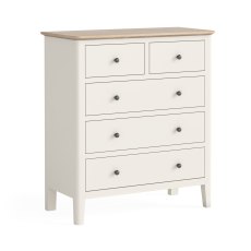 Oxford Painted 2 + 3 Chest of Drawers (Off White)