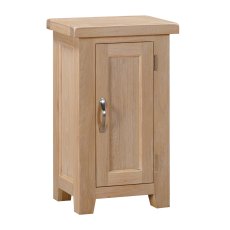 Milford Oak Small 1 Door Cabinet