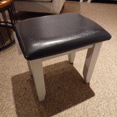 Clearance Jersey Grey Dressing Table Stool