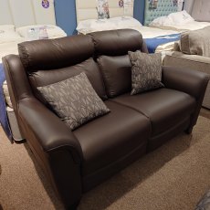 #Parker Knoll Manhattan 2 Seater Fixed Sofa in Leather