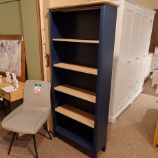 Clearance Oxford Blue Large Bookcase
