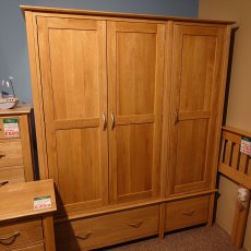 Clearance Lisbon Triple Wardrobe