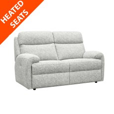 G Plan Hardy Fixed 2 Seater Sofa - Fabric with Heated seats