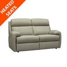 G Plan Hardy Fixed 2 Seater Sofa - Leather with Heated seats