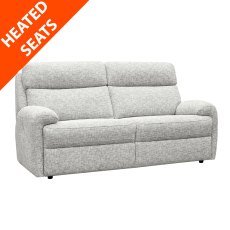 G Plan Hardy Fixed 3 Seater Sofa - Fabric with Heated seats