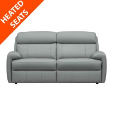 G Plan Hardy Fixed 3 Seater Sofa - Leather with Heated seats