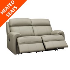 G Plan Hardy Recliner 2 Seater Sofa - Leather with Heated seats