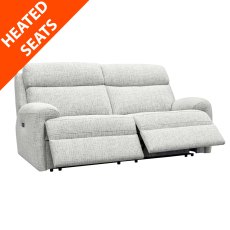 G Plan Hardy Recliner 3 Seater Sofa - Fabric with Heated seats