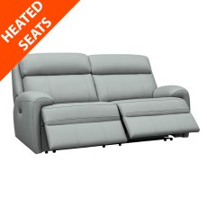G Plan Hardy Recliner 3 Seater Sofa - Leather with Heated seats