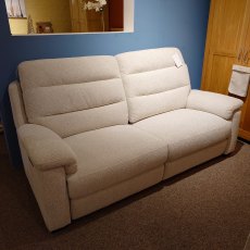 Clearance Genoa 2.5 Seater Power Sofa with Power Headrest and Lumbar