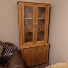 Clearance Lisbon Oak Small Complete Dresser