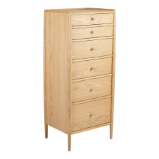 ercol Winslow 6 Drawer Tall Chest
