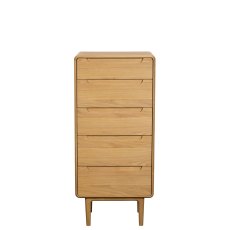 G Plan Winchester 5 Drawer Tall Chest with Mirror