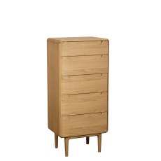 G Plan Winchester 5 Drawer Tall Chest with Mirror
