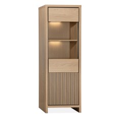 Atlas Showcase Cabinet 1 door / 1 Glass Door
