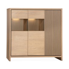 Atlas Wall Cabinet 2 Glass Doors / 1 Door