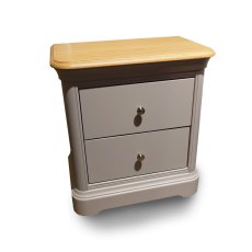Antibes Painted 2 Drawer Bedside