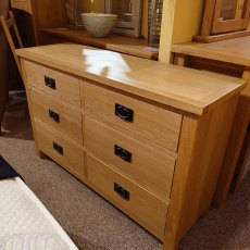 Clearance Countryside Lite 6 Drawer Chest Clearance Countryside Lite 6 Drawer Chest