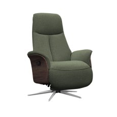G Plan Kalmar Recliner Chair with Power Headrest (Dark Wood) G Plan Kalmar Recliner Chair with Power Headrest (Dark Wood)