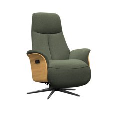 G Plan Kalmar Recliner Chair with Power Headrest (Light Wood) G Plan Kalmar Recliner Chair with Power Headrest (Light Wood)