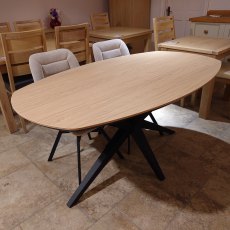 Clearance Joni 160 x 92cm Danish Oval Dining Table