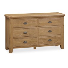 Woodvale 6 Drawer Wide Chest