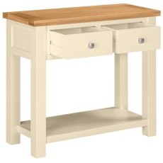 Bristol Painted Console with 2 Drawers & Shelf