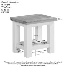 Bristol Painted Lamp Table