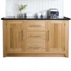 Living Kitchen freestanding Oak base