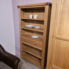 Clearance Wellington Oak Large Bookcase