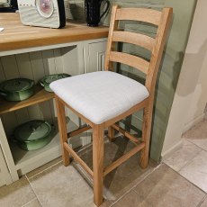Clearance Wellington Oak Bar Stool