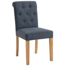 Bristol Oak Scroll Back Dining Chair